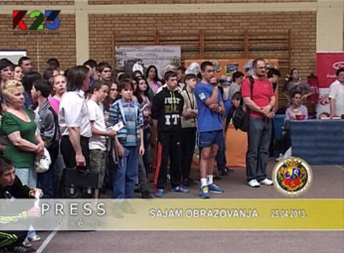 K23TV - Press iz prve ruke - Sajam obrazovanja, Subotica - 25. april 2013.