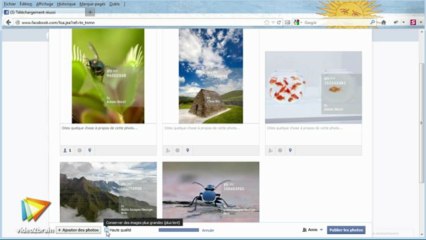Facebook : Création et partage d'un album photo
