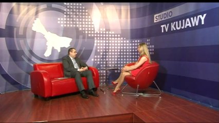 O nowych inwestycjach we Włocławku opowiada w studiu Telewizji Kujawy wiceprezydent Włocławka Jacek Kuźniewicz