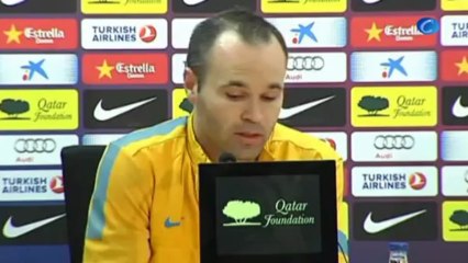 Iniesta: "Fin de ciclo es cuando pasan años sin ganar nada"