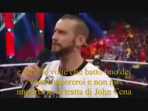 Cm Punk's pipe bomb and Punk and Rock segment 2013 sottotitoli