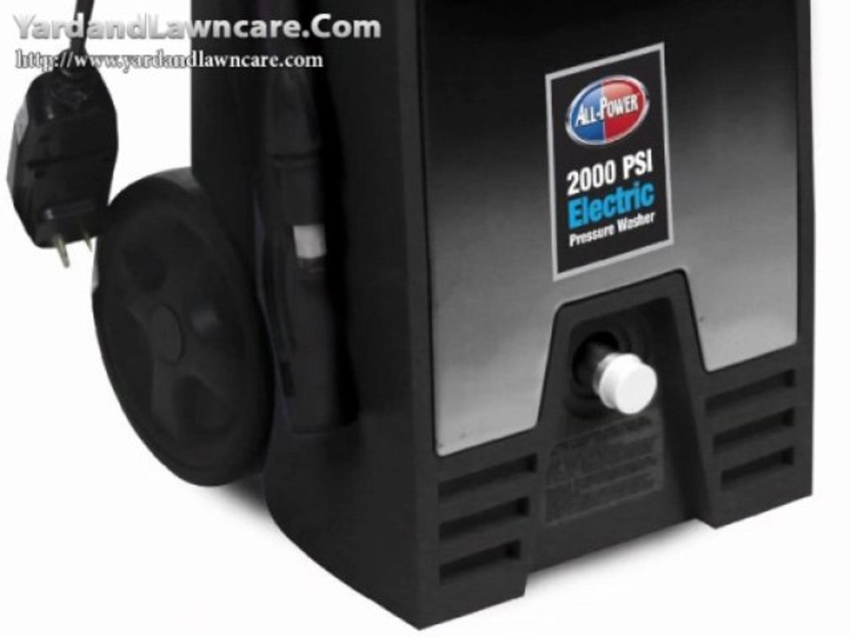All Power 2000 PSI Electric Stainless Steel Pressure Washer Review