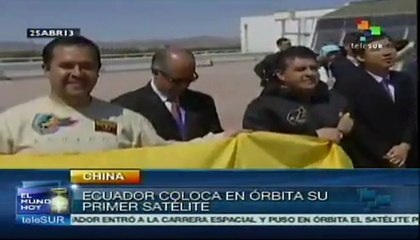 Ecuador lanzó con éxito el satélite Pegaso