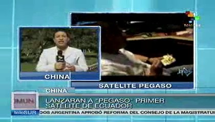 Satélite Pegaso cumplirá función educativa en Ecuador