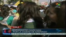 Estudiantes chilenos siguen su lucha por la educación