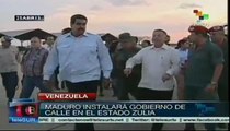 Maduro instalará gobierno de calle en el Zulia