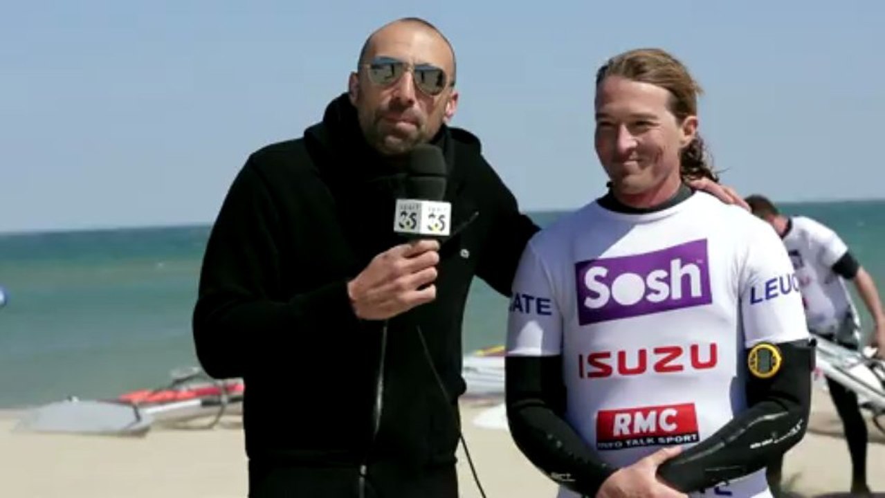 Mondial du vent : Jerome Alonzo rencontre Alex Caizergues