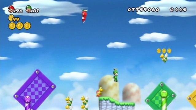 New Super Mario Bros. Wii - Monde 9 : Niveau 9-1