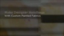Make Designer Handbags With Custom Painted Fabrics