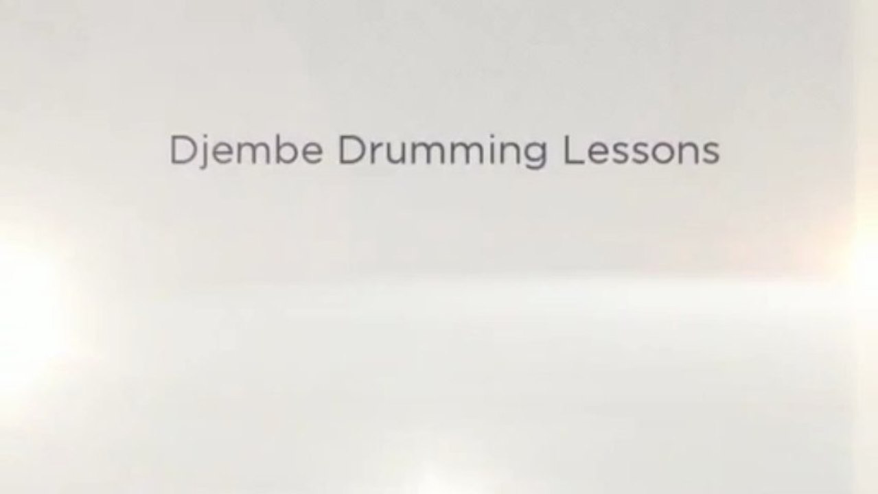 Djembe Drumming Lessons