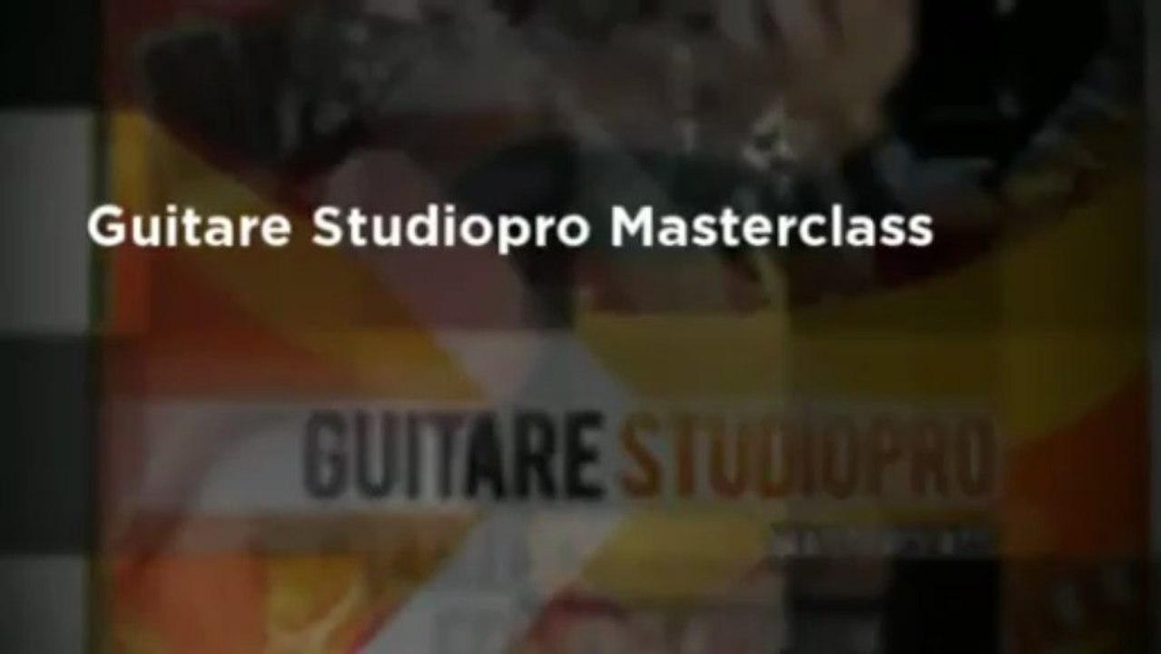 Guitare Studiopro Masterclass