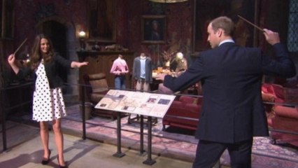 The three young Royals visit Warner Bros studios