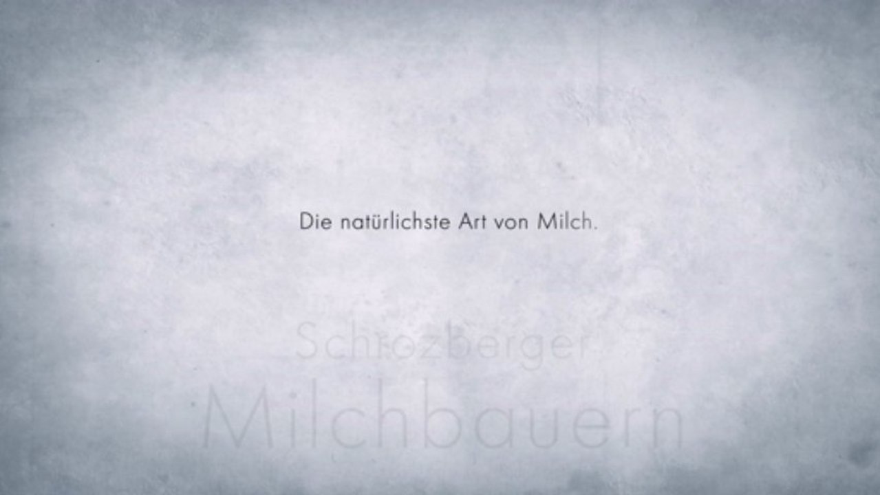 Werbevideo - Schrozberger Milchbauern
