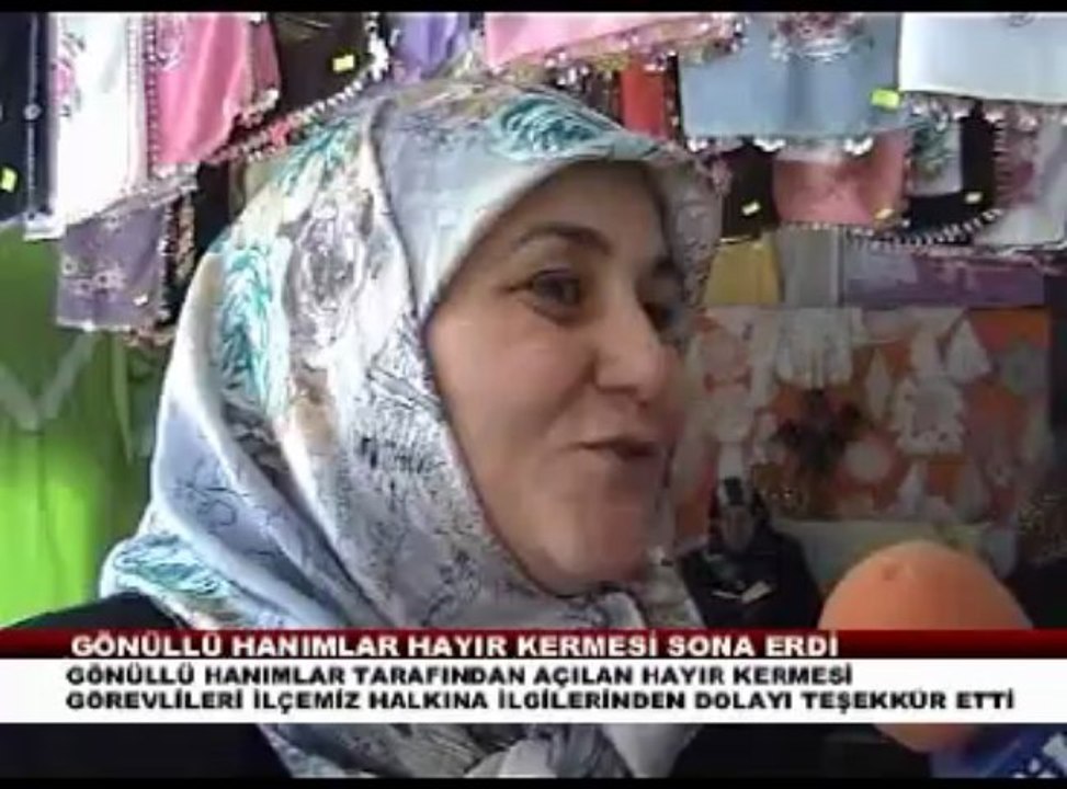 ZİLE'DE GÖNÜLLÜ HANIMLAR KERMESİ SONA ERDİ