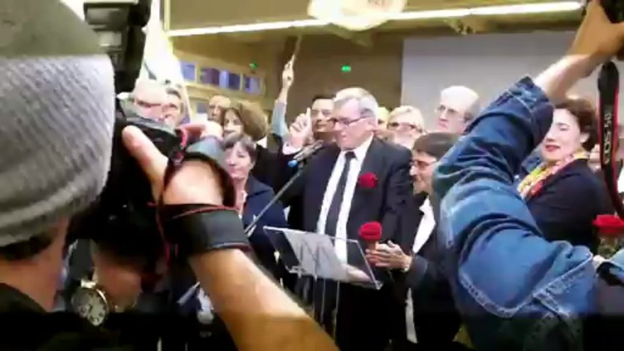Jean-Claude Pérez : discours victoire de François Hollande