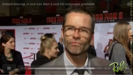 Rob Mentioned By Guy Pearce At The “Iron Man 3″ Premiere