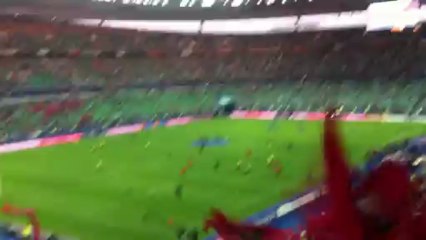 Finale de la Coupe de la ligue 2013 - Echauffement