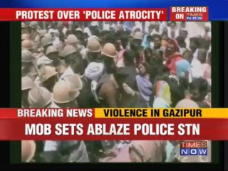 Protest in Ghaziabad over 'police atrocity'