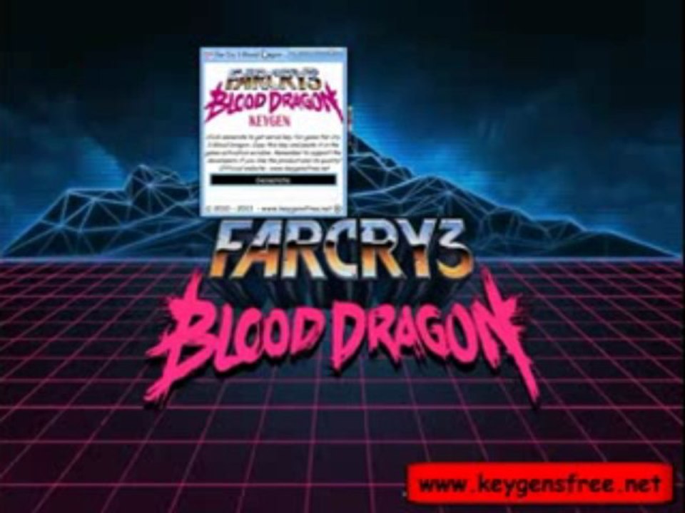 Far Cry 3 Blood Dragon License Keys Codes + Crack Download