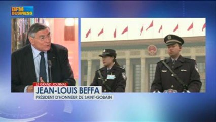 Charles-Édouard Bouée et Jean-Louis Beffa dans Le Grand Journal - 26 avril 3/4