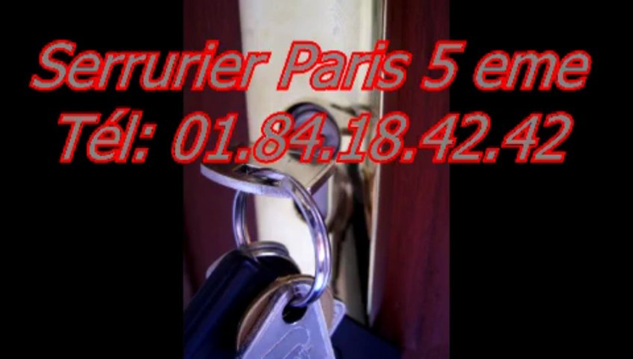Serrurier Paris 5éme Tél: 01.84.18.42.42