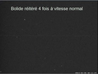 OVNI "cigare" passe à très grande vitesse