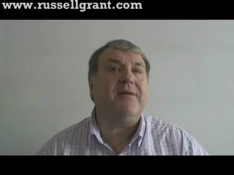 Russell Grant Video Horoscope Scorpio April Saturday 27th 2013 www.russellgrant.com