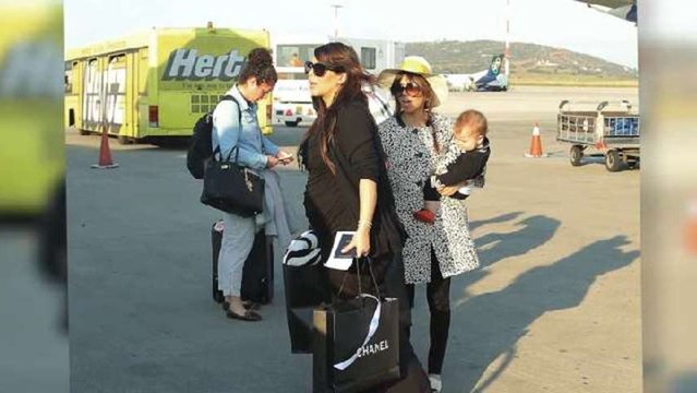 Kim Kardashian Arrives in Greece