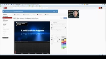 Video Marketing Tip - Part 2 - Adding Annotations