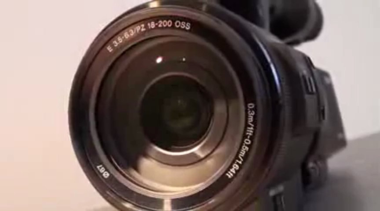 Sony NEX-VG30 Interchangeable Lens HD Handycam Camcorder With Sony 18-200mm E-mount Lens + Interview Package -...