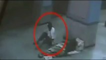 Shocking CCTV shows moment baby is kidnapped from mother's arms as she sleeps in Indian train station