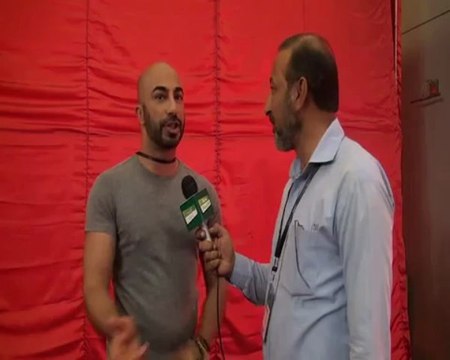 Hassan Sheheryar talked with Shakeel Anjum on PFDC - Pakistan Fashion Design Council Fashion week Expo Lahore(Jeeveypakistan.com)