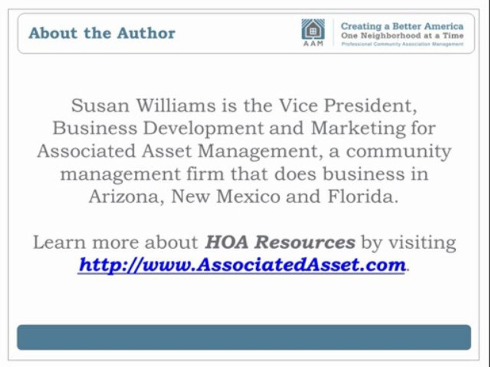 HOA Resources & Tips for Conducting Annual Meetings