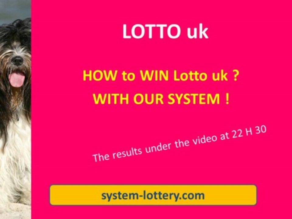Lotto uk Wednesday 1 st May results and numbers winning