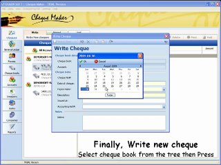 DEMOR Cheque Maker -  How to Start.