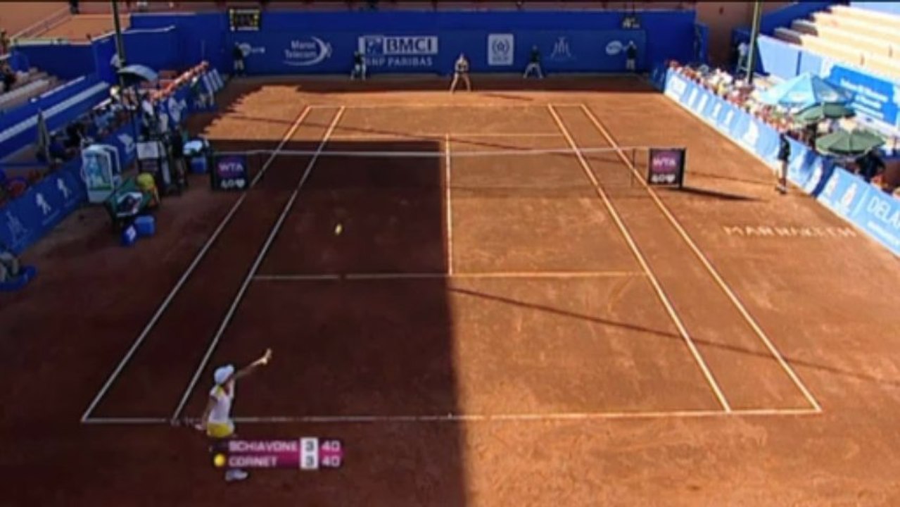 Marrakesch: Von wegen Halbfinale: Schiavone zerlegt Cornet