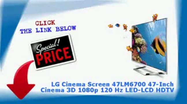LG Electronics 47LA6900 47-Inch Cinema Screen Cinema 3D 1080p 120Hz LED-LCD HDTV with Smart TV and Four Pairs ...