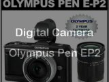 Olympus PEN E-P2 12.3 MP Micro Four Thirds Interchangeable Lens Digital Camera with 17mm f/2.8 Lens and Electronic...