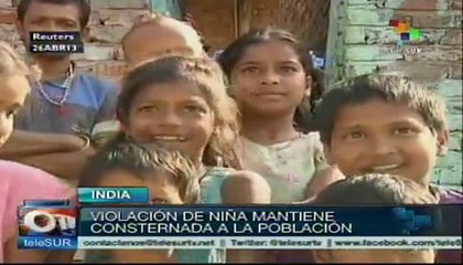 Violación de niña mantiene indignada a la sociedad de India