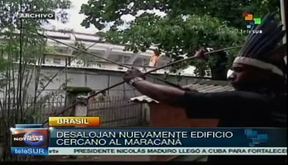 Desalojan Museo del Indio en Río de Janeiro