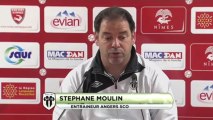 Conférence de presse Nîmes Olympique - Angers SCO : Victor ZVUNKA (NIMES) - Stéphane MOULIN (SCO) - saison 2012/2013