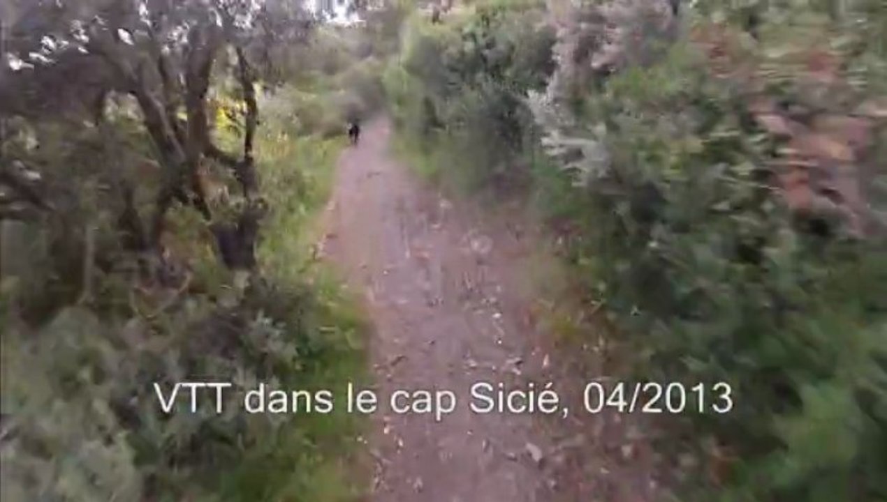 VTT dans le cap Sicié