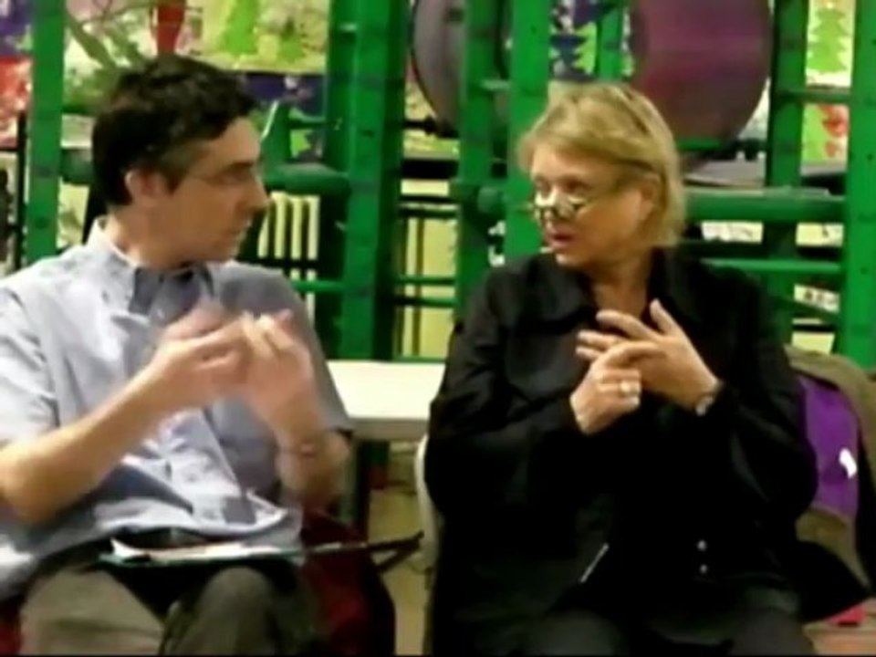 Eva Joly à Bondy - Bénévolat Vincent DUGUET et réponse Eva JOLY