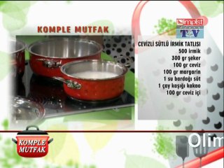 CEVİZLİ SÜTLÜ İRMİK TATLISI