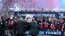 Rugby Pro D2 - Oyonnax champion de France 2012-2013