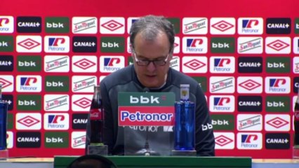 Marcelo Bielsa, contento con el empate