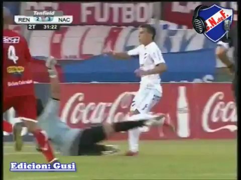 Nacional 3 Rentistas 2 (9ª Fecha Clausura 2012)