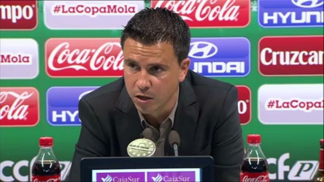 Rueda de Prensa Sergio Lobera - 36ª Jornada - Córdoba CF vs UD Las Palmas (5-1)