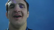 Rugby Pro D2 - Thibaut Lassalle réagit après la remise du bouclier de champion à Oyonnax