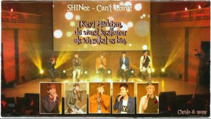 SHINee - Can't Leave k-pop [german sub]
